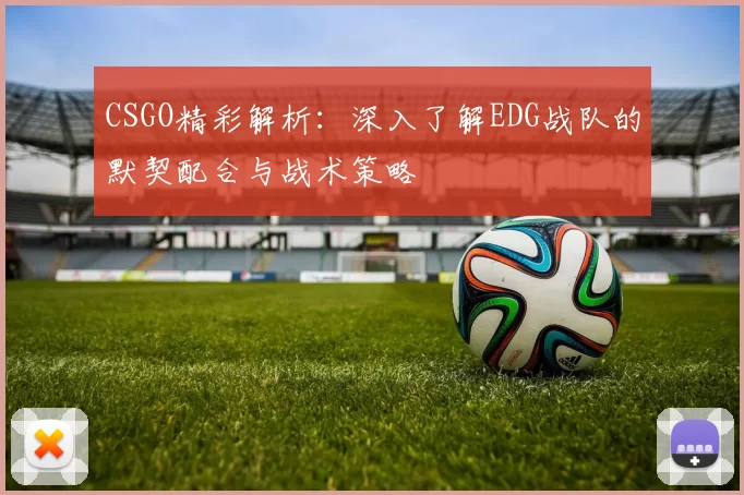 CSGO精彩解析：深入了解EDG战队的默契配合与战术策略